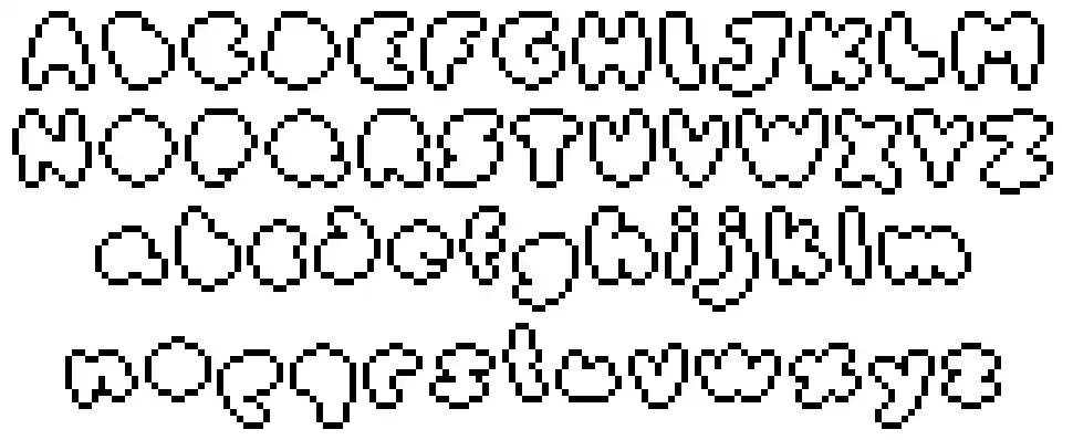Frampoasefont specimens