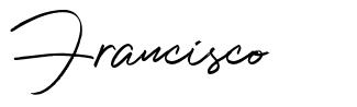 Francisco 字形