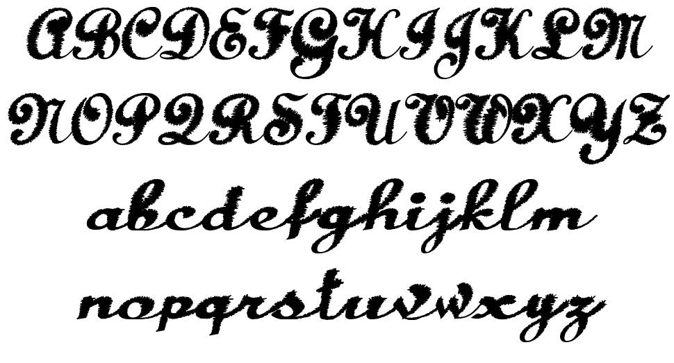 Frankchild font specimens