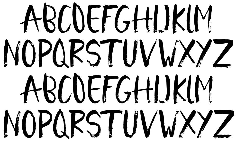 Frankenjura font Örnekler