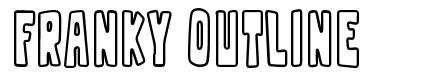 Franky Outline font