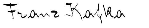 Franz Kafka шрифт