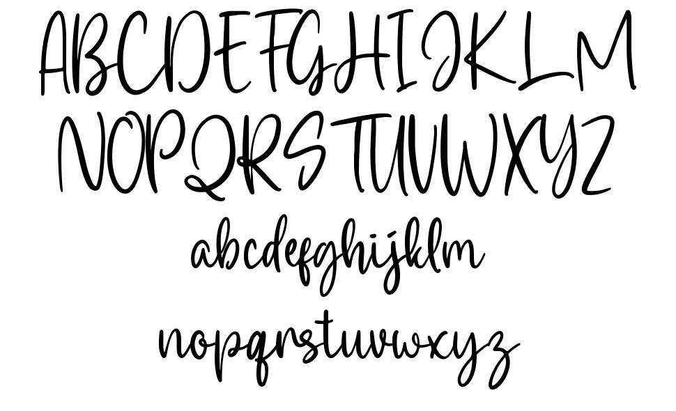 Frederica font Örnekler