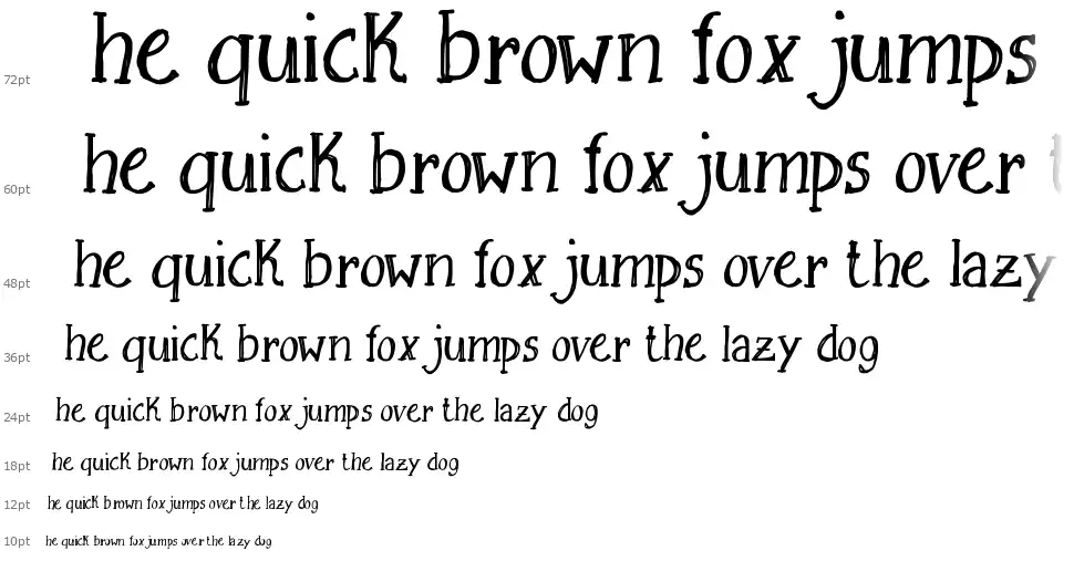 Free Sketchingfont waterfall