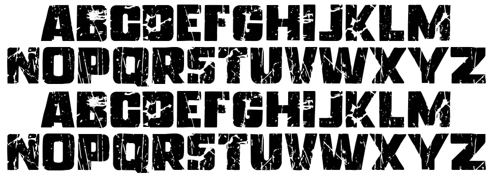 Freedom45font specimens