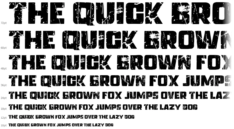Freedom45font waterfall