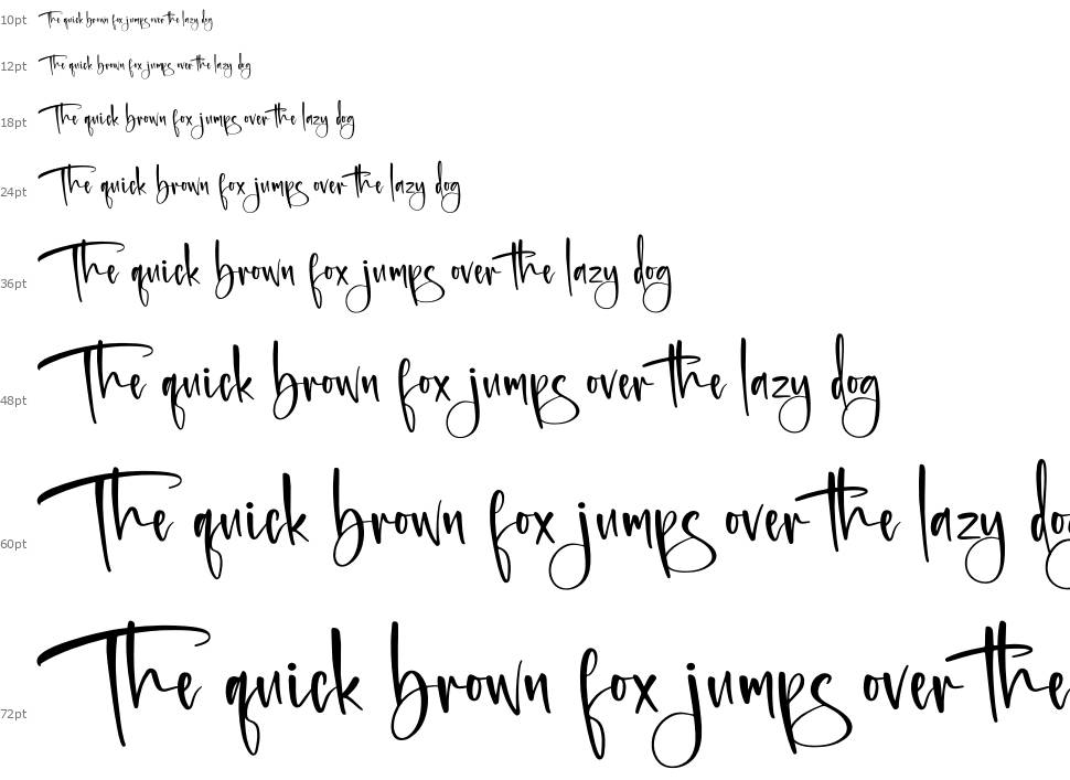 Freestyle Lettering font Waterfall