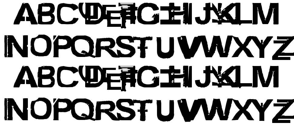 Freestyler Ancient F6 font specimens