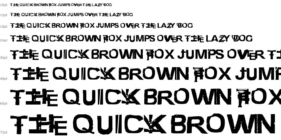 Freestyler Ancient F6 font Waterfall