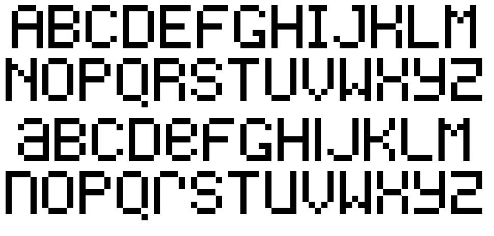 Freon font Örnekler