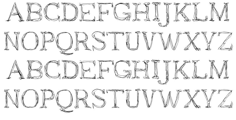 Fresszettel 字形 标本