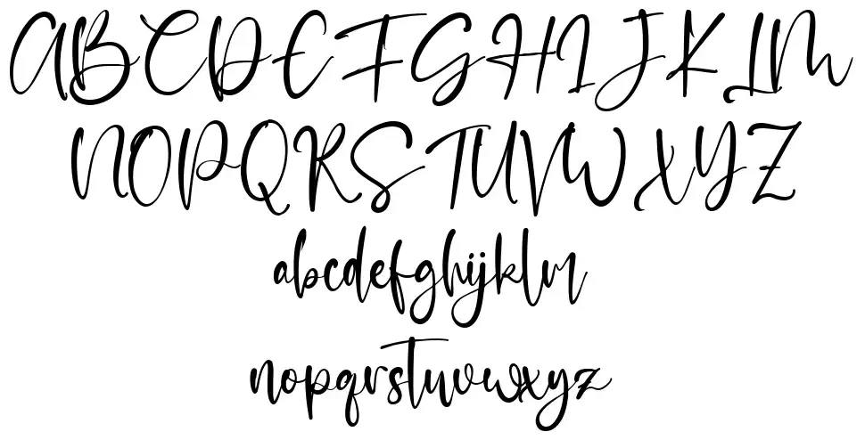 Freya Bowie font Örnekler