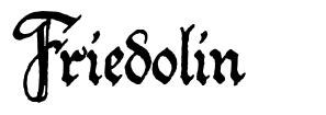 Friedolin font