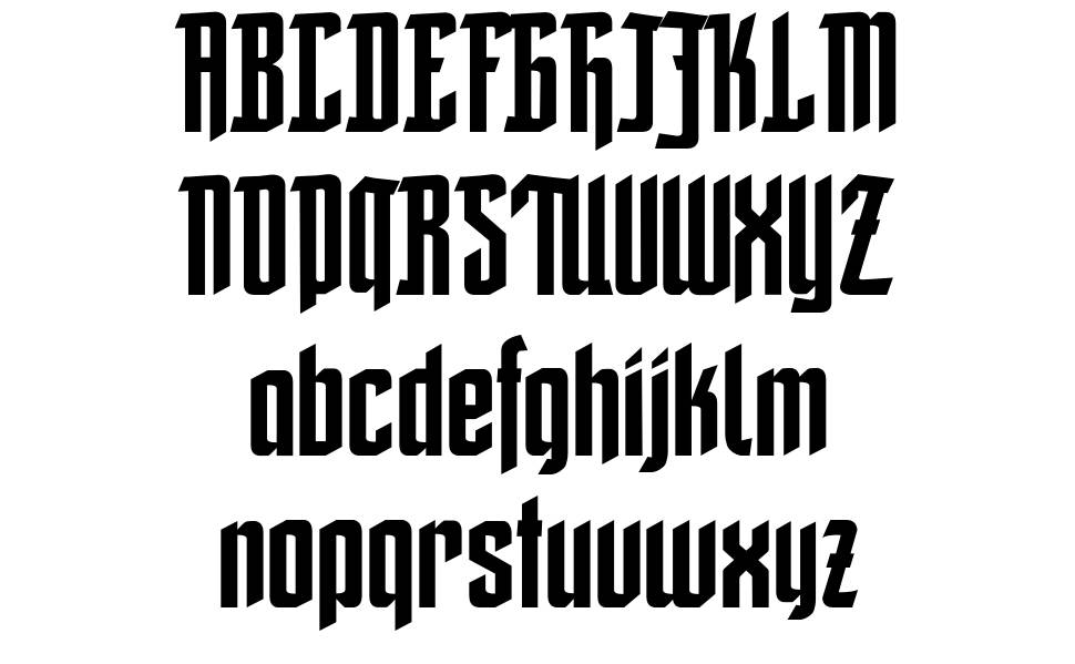 Friedrich 字形 标本
