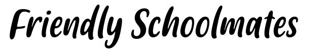 Friendly Schoolmates шрифт