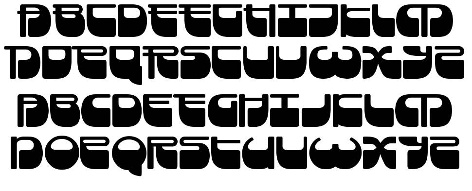 Frigate Katakana font specimens