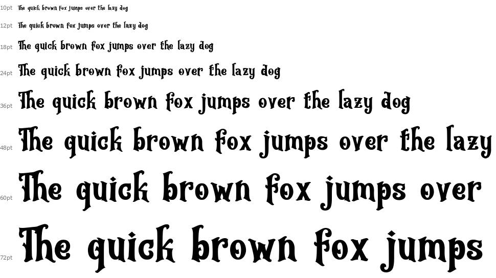 Frighted font Şelale