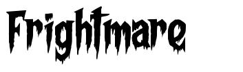Frightmare font