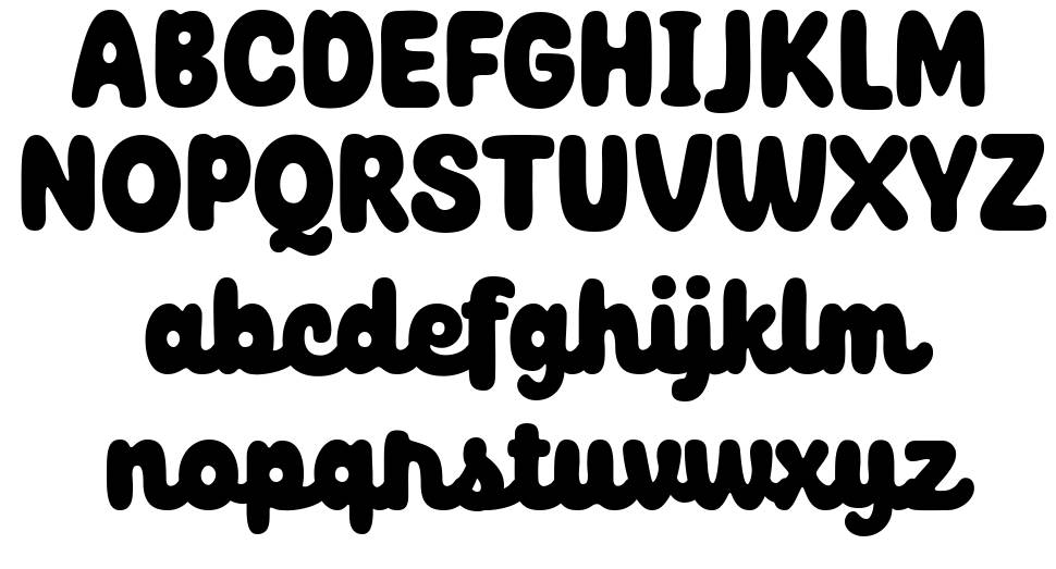 Friskily font Örnekler
