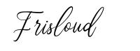 Frisloud шрифт