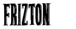 Frizton шрифт