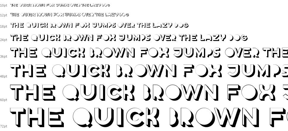 Frog font Waterfall