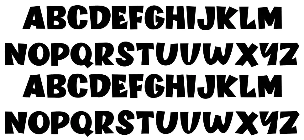 Frog Kids font specimens