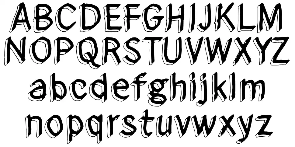 From here to eternity 字形 标本