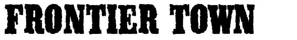 Frontier Town font