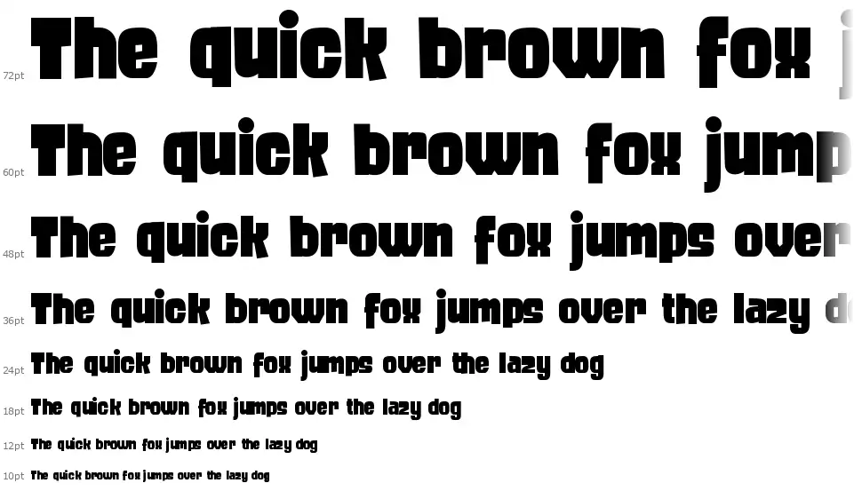 Fros Boldfont waterfall