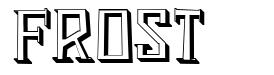 Frost font