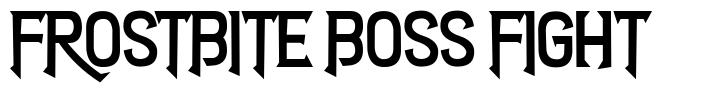 Frostbite Boss Fight font