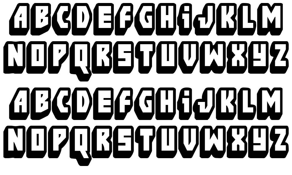 FT Blockbusta font specimens