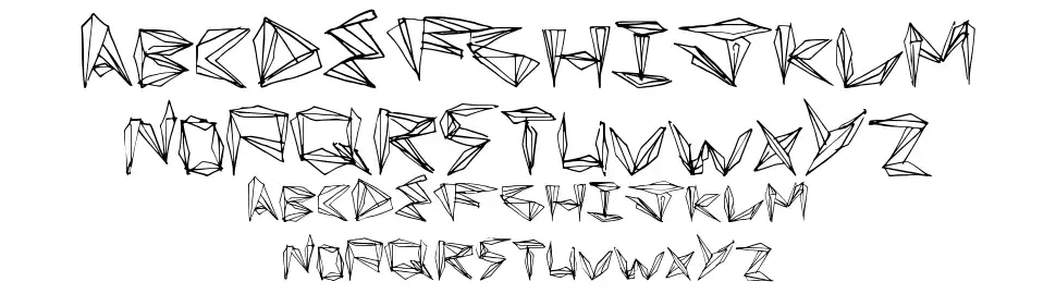 Fun Origamifont specimens