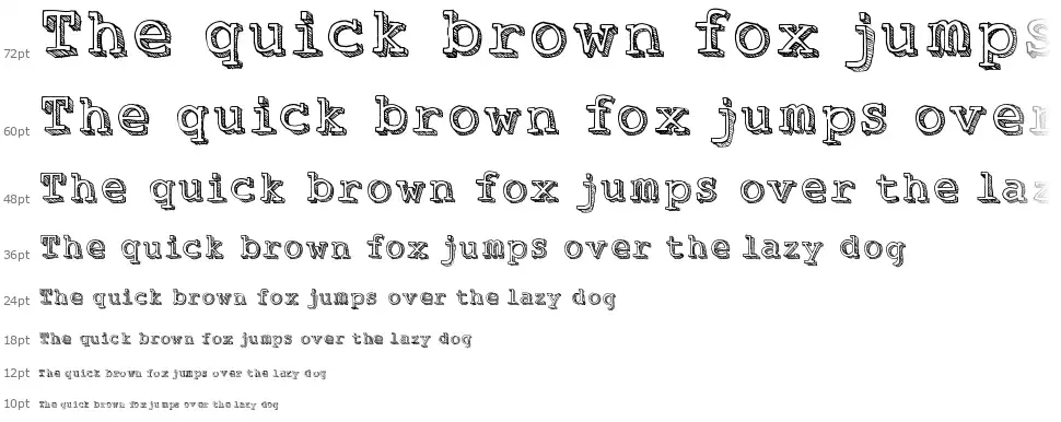 Fun Playfont waterfall