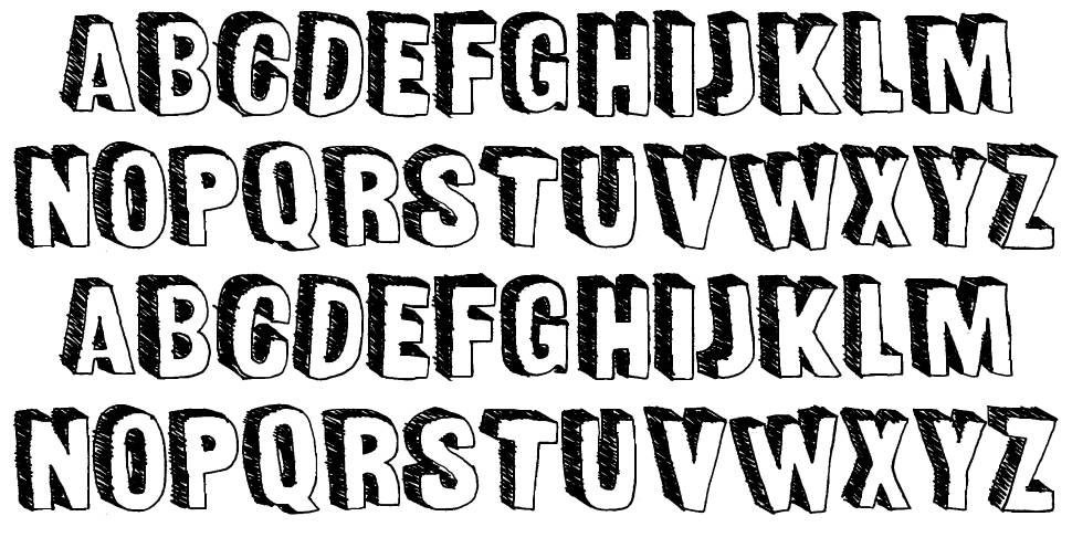 Fun Sized font specimens
