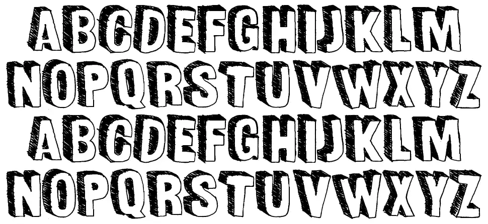 Fun Sized schriftart vorschau