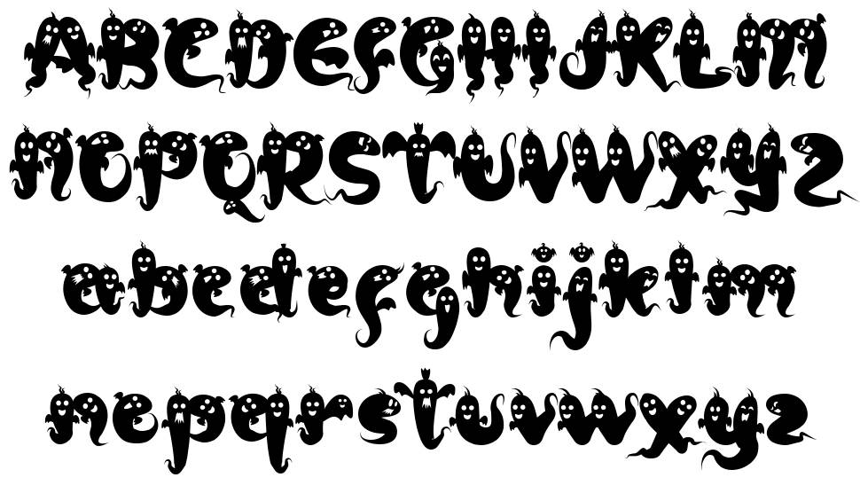 Funboo font specimens
