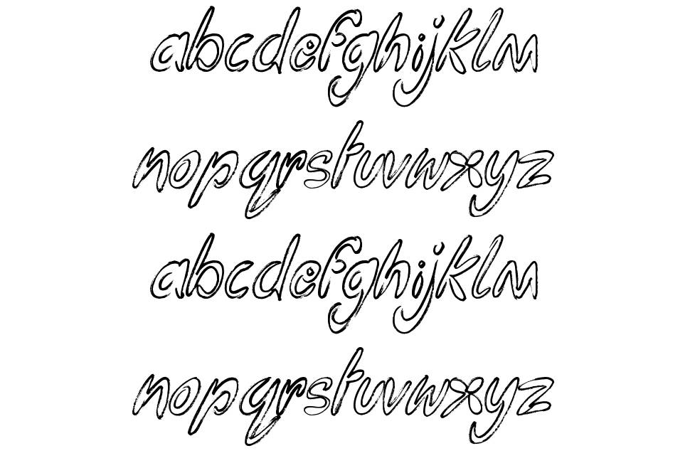 Funga Donga Binge font specimens