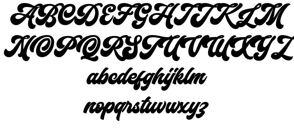 Funkies font specimens