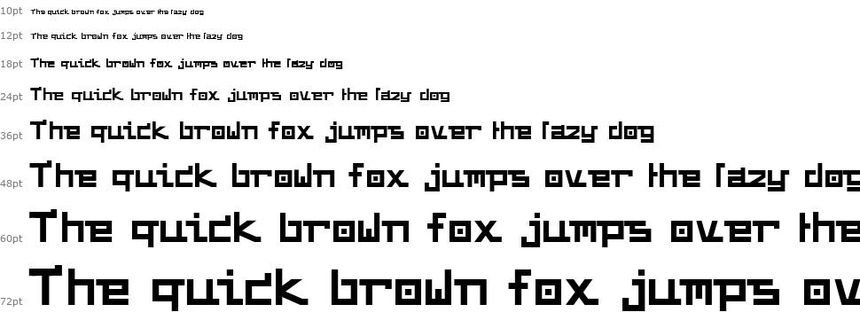 Funky Chunky font Şelale