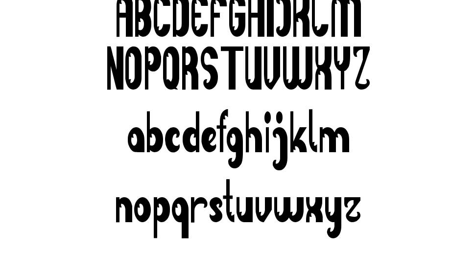 Funky Claw font specimens