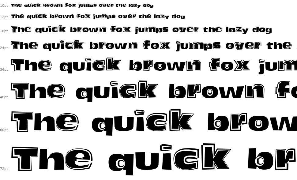 Funky Olive font Waterfall
