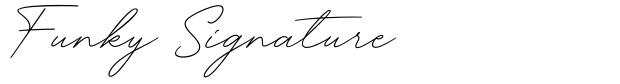 Funky Signature