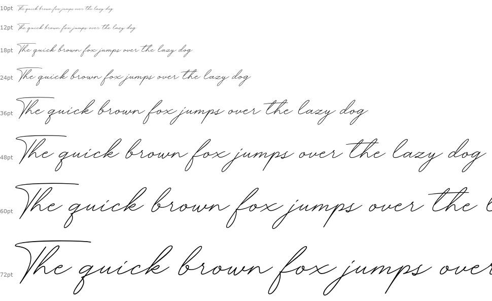 Funky Signature шрифт Водопад
