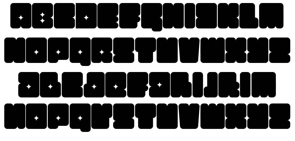 Funkygraphy font specimens