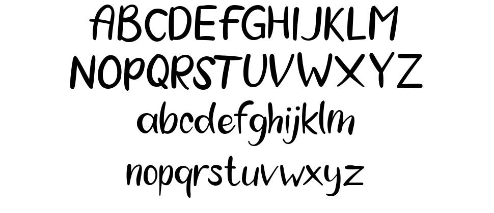 Funtime font specimens