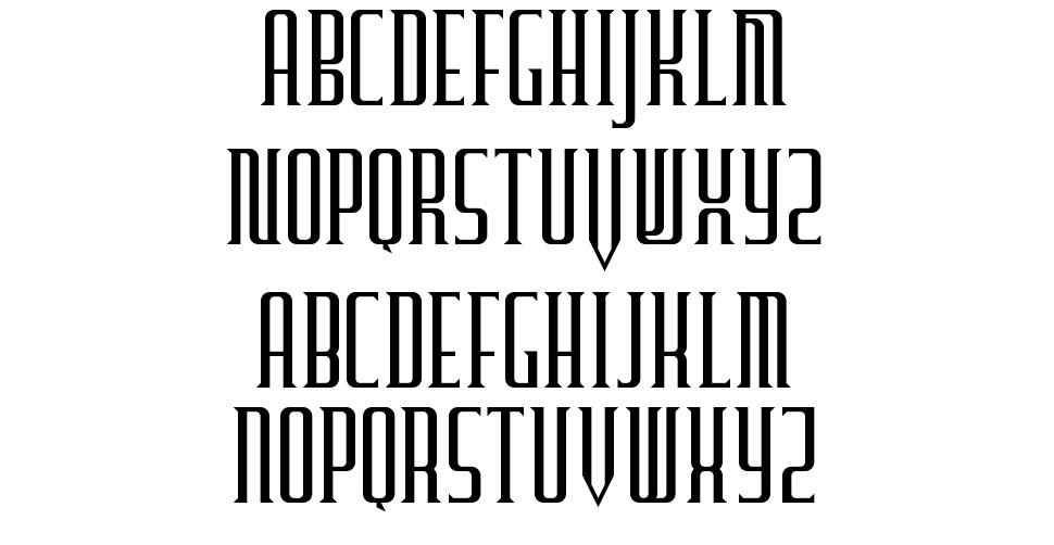 Furgatorio font Örnekler