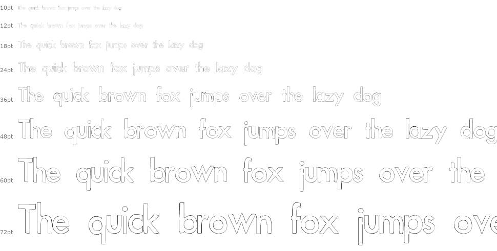 Future Lines font Waterfall