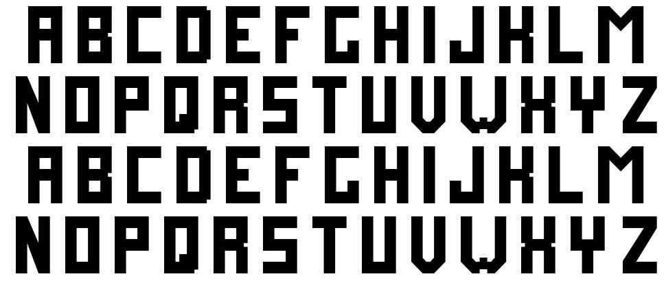 Future Millennium 字形 标本